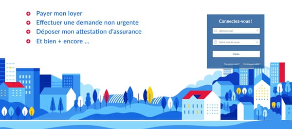 Page d'accueil de Mon Agence Virtuelle