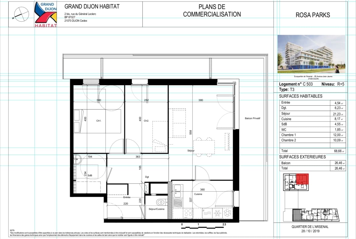 Plan T3 . ROSA PARKS