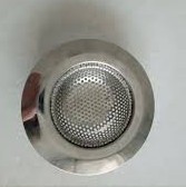 Photo d'une crépine d'évier en inox