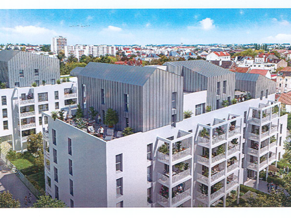 plan 3d T2 . 36 BOULEVARD VOLTAIRE